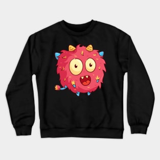 Suspicious Cute Monster Crewneck Sweatshirt